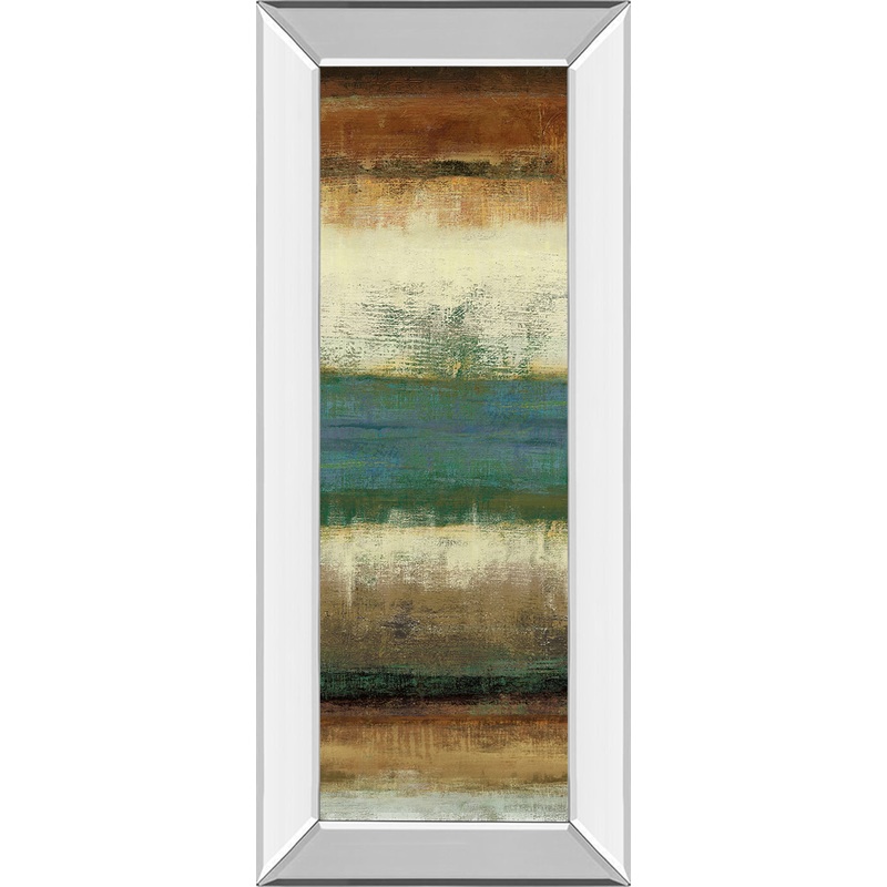 Sky By Allison Pearce – Mirror Framed Print Wall Art – Blue
