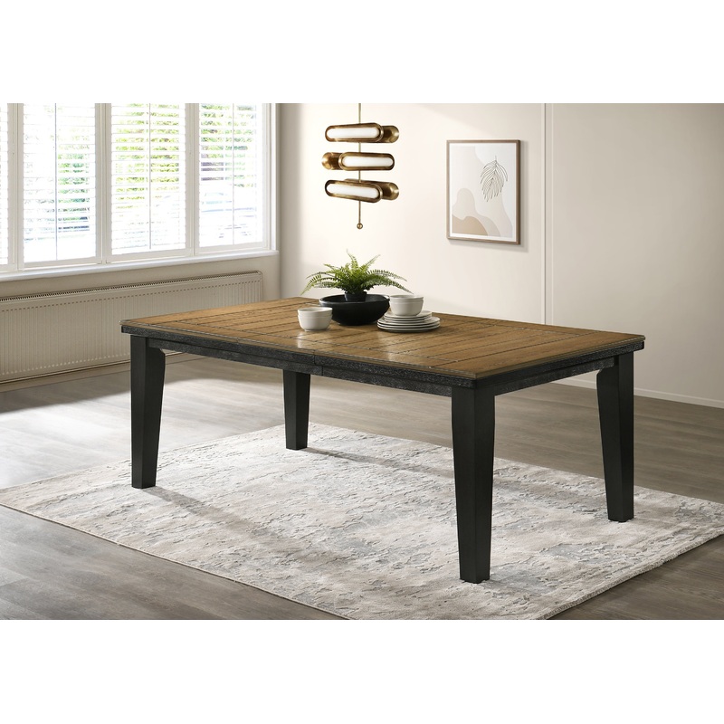BARDSTOWN DINING TABLE WT CHARCOAL