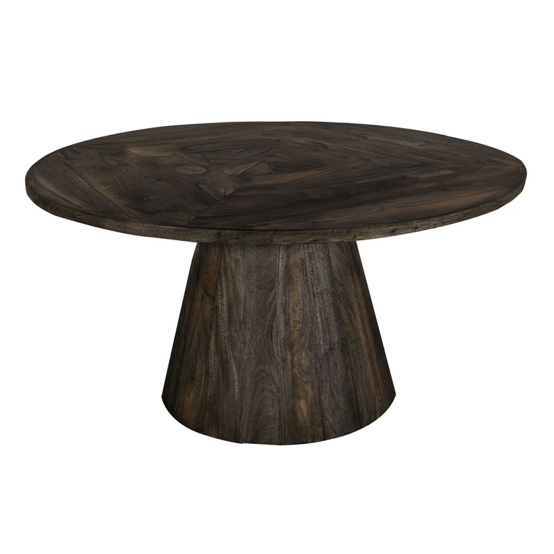 Black Balam – Round Dining Table – Oil Black