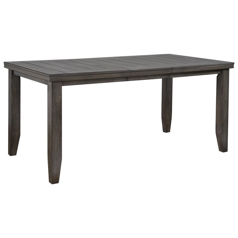 Crown Mark Bardstown Counter Height Table in Gray