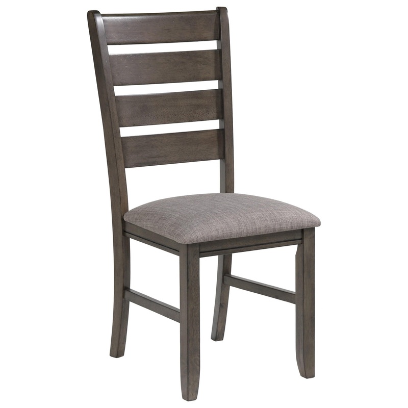 Crown Mark Bardstown Side Chair (Set of 2) in Gray 2152GY-S