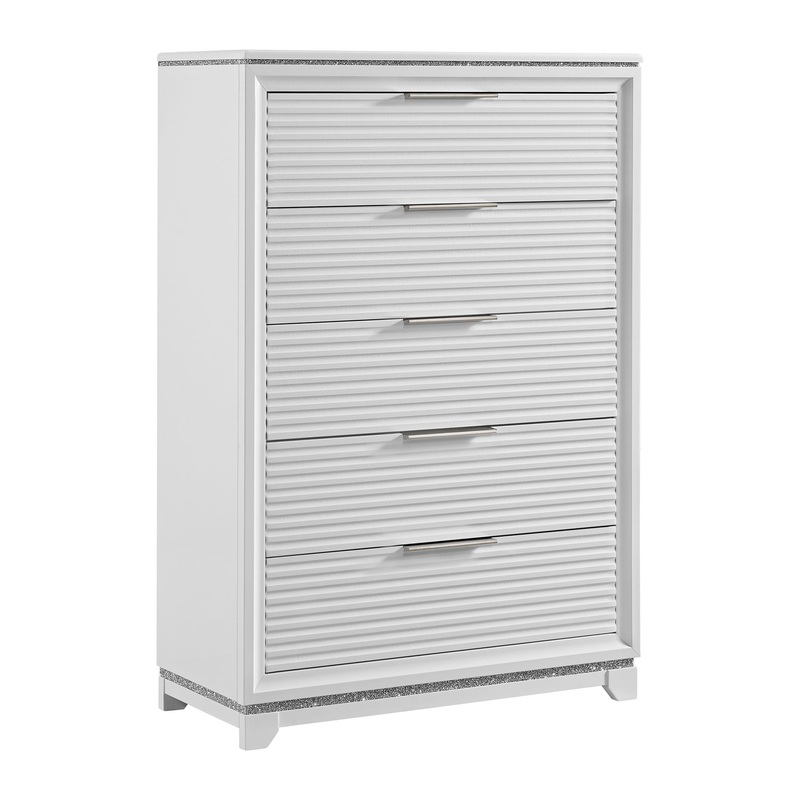 Denmark – 5-Drawer Chest – White