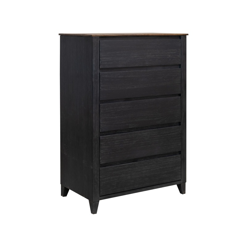 Empire – Chest – Satin Black / Brown