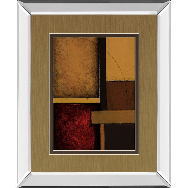 Gateways I By Patrick St. Germain – Mirror Framed Print Wall Art – Dark Brown