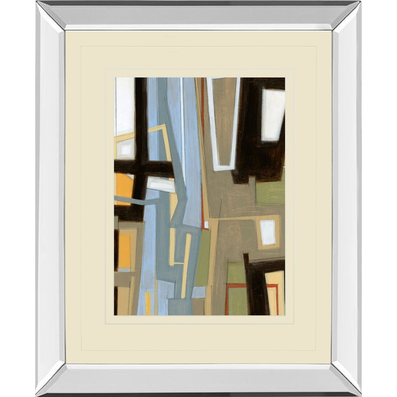 High Expectations Il By Norman Wyatt Jr. – Mirror Framed Print Wall Art – Blue