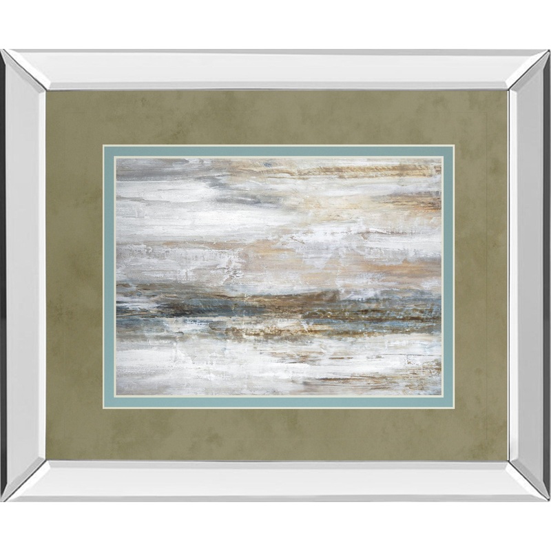 Mirage I By Fontaine, S. – Mirror Framed Print Wall Art – Dark Gray