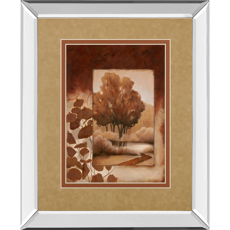 Mirrored Frame Fall Vignette I By Carol Robinson – Red