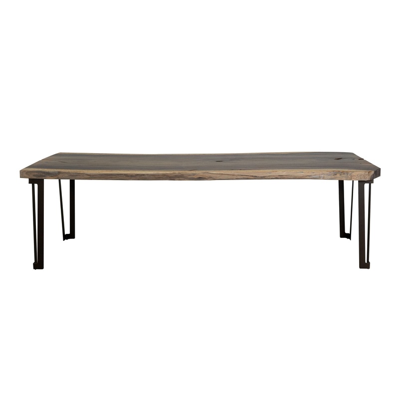 Natural Parota – Rectangular Table (Live Edge) – Light Brown