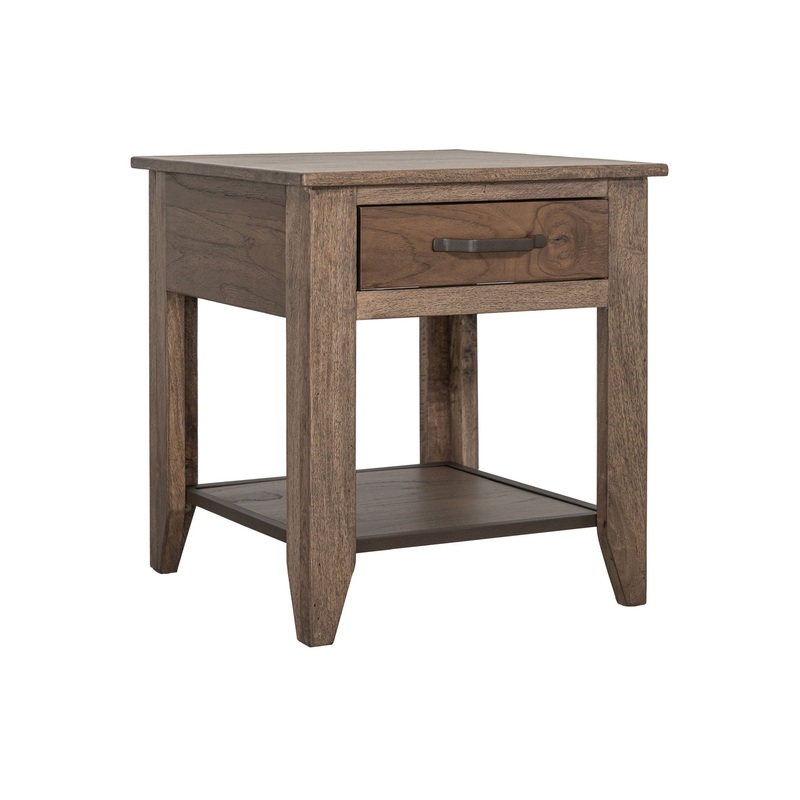 Natural Teca – End Table – Brown