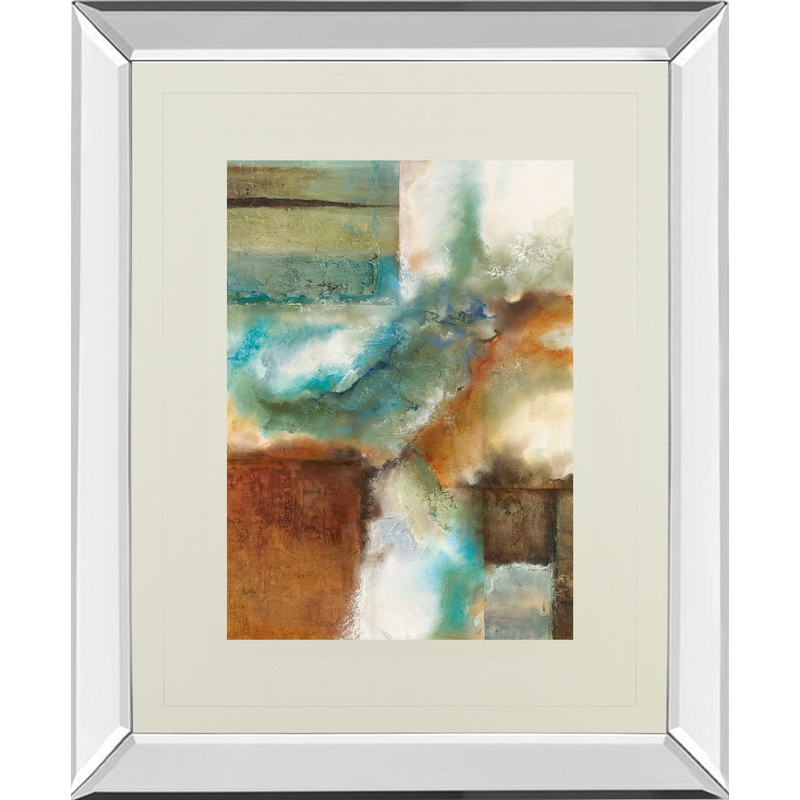 Rare Earth Il By Norm Olson – Mirror Framed Print Wall Art – Dark Brown