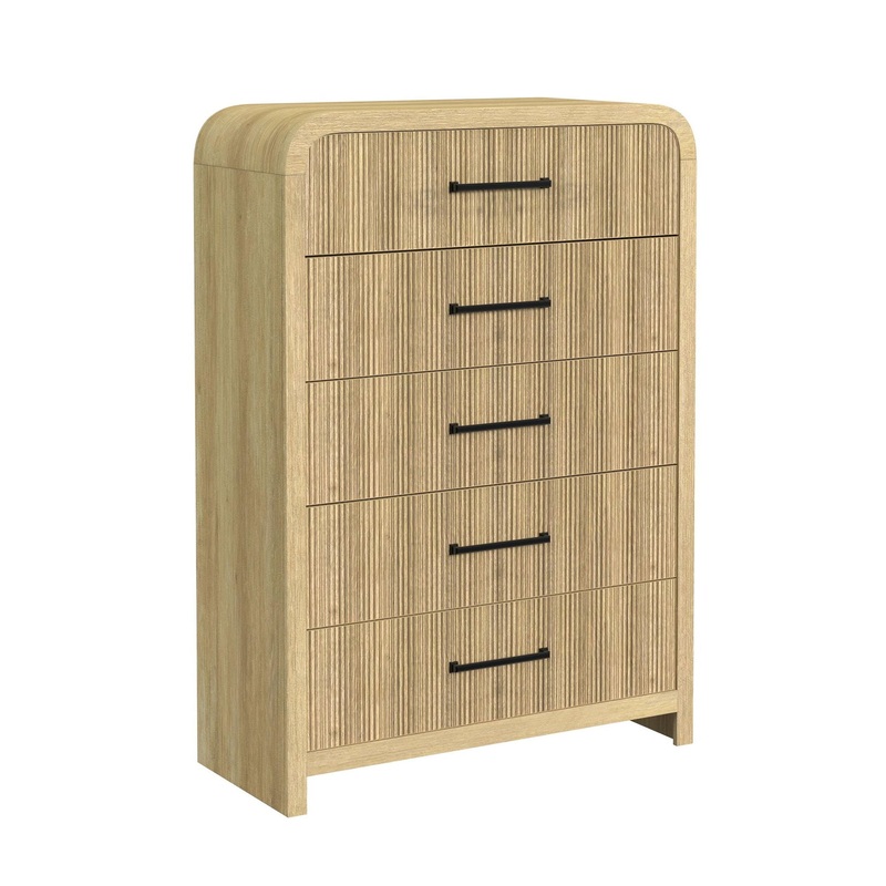 Ridgemont – 5-Drawer Chest – Natural