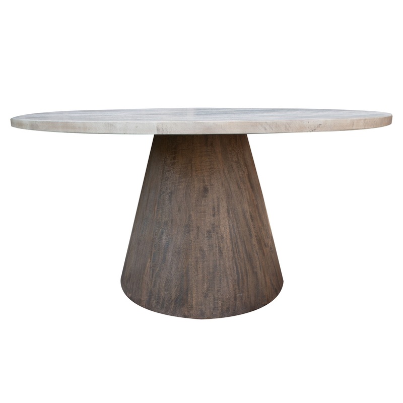 Sahara – Round Dining Table – White