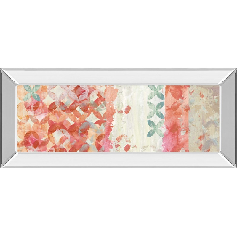Valentine II By Tom Reeves – Mirrored Frame Wall Art – Red