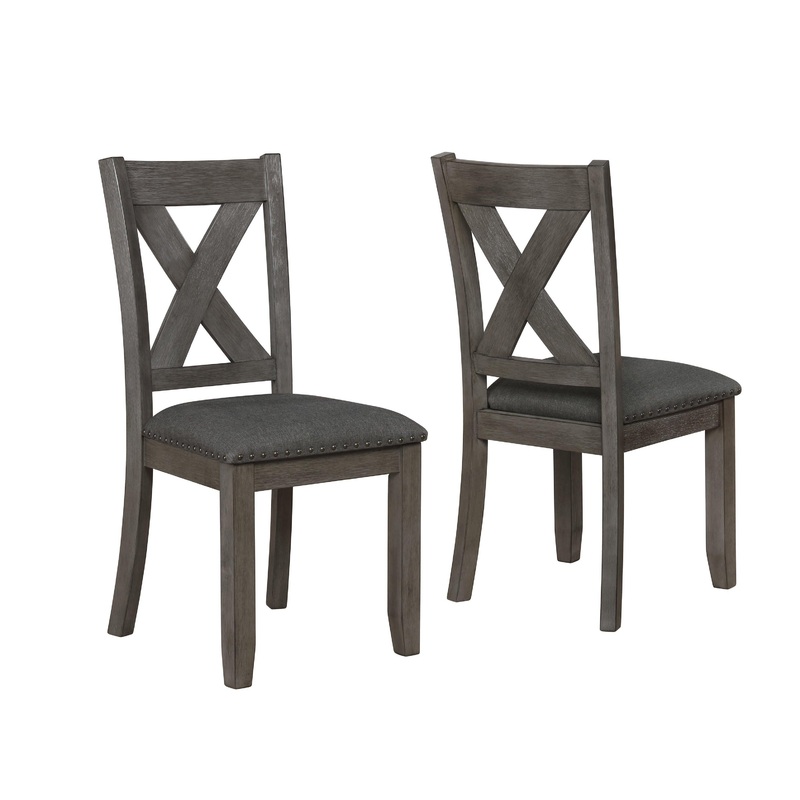 FAVELLA SIDE CHAIR DARK GREY