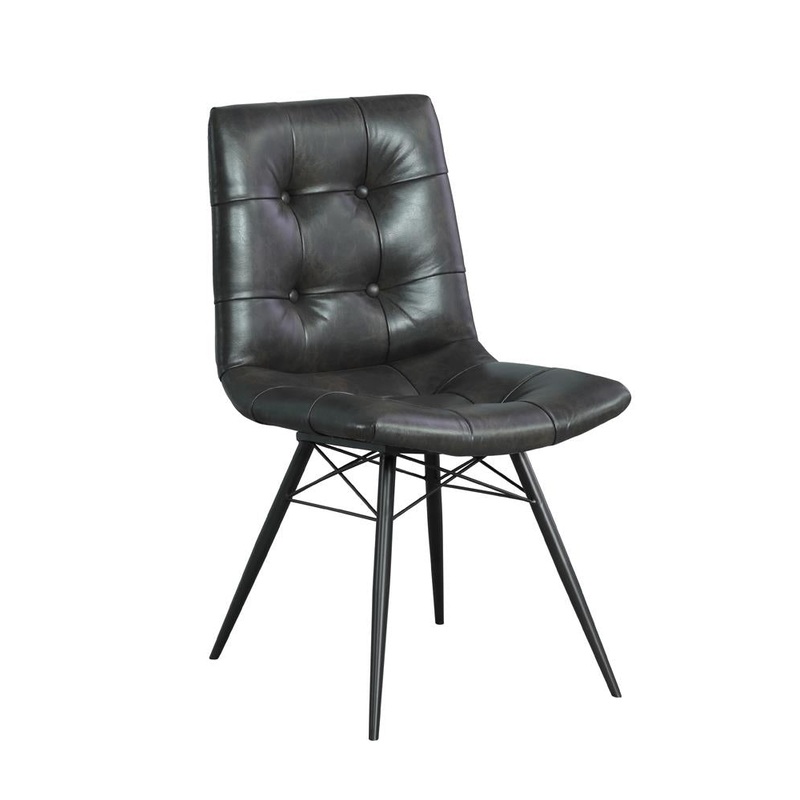 Aiken Tufted Dining Chairs Charcoal (Set of 4)