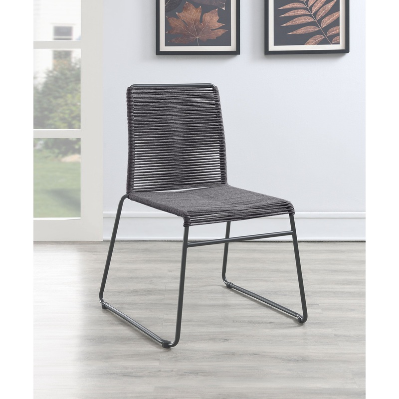 Jerome Upholstered Stackable Side Chairs (Set of 2)