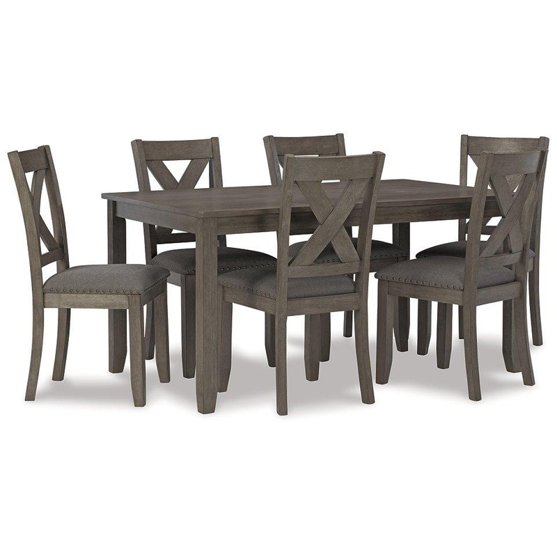 Caitbrook Dining Table and Chairs (Set of 7)
