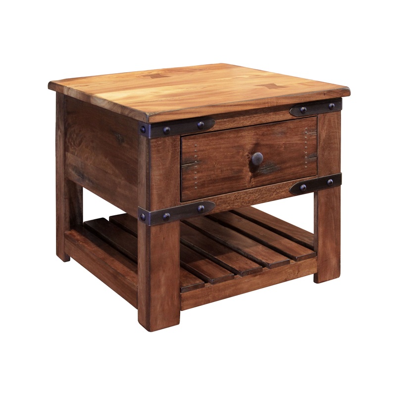Parota – End Table – Cinnamon Brown