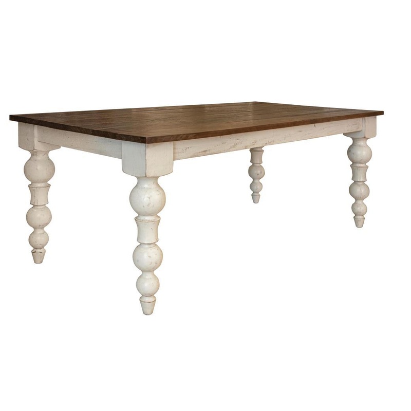 Rock Valley Dining Table w/ Turned Legs*