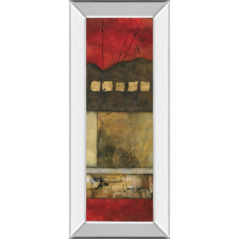 Tupelo Honey I By Norm Olson – Mirror Framed Print Wall Art – Red