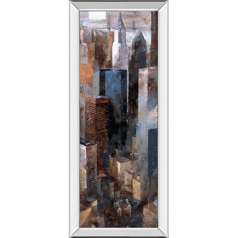 A View To Remember II By Marti Bofarull – Mirrored Frame Wall Art – Dark Gray