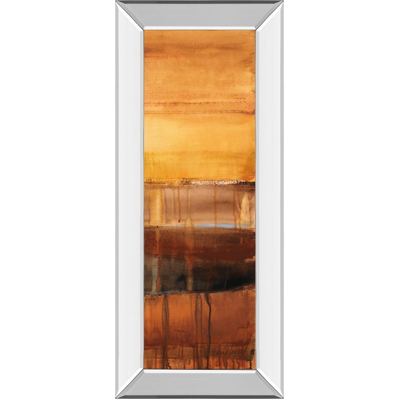 Autumn Glows Il By Lanie Loreth – Mirror Framed Print Wall Art – Orange