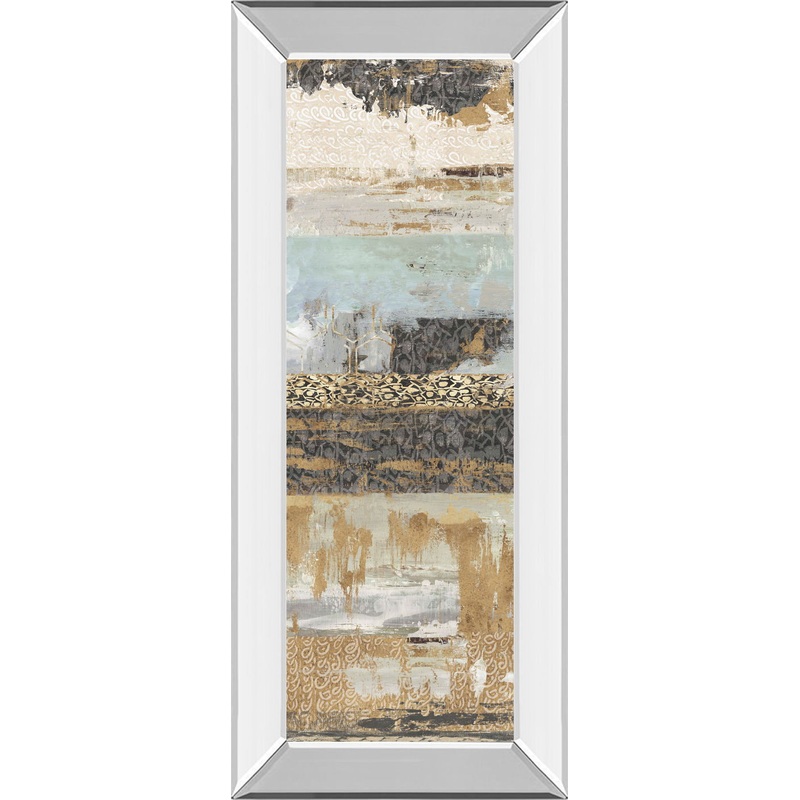 Bare III By Tom Reeves – Mirrored Frame Wall Art – Light Brown