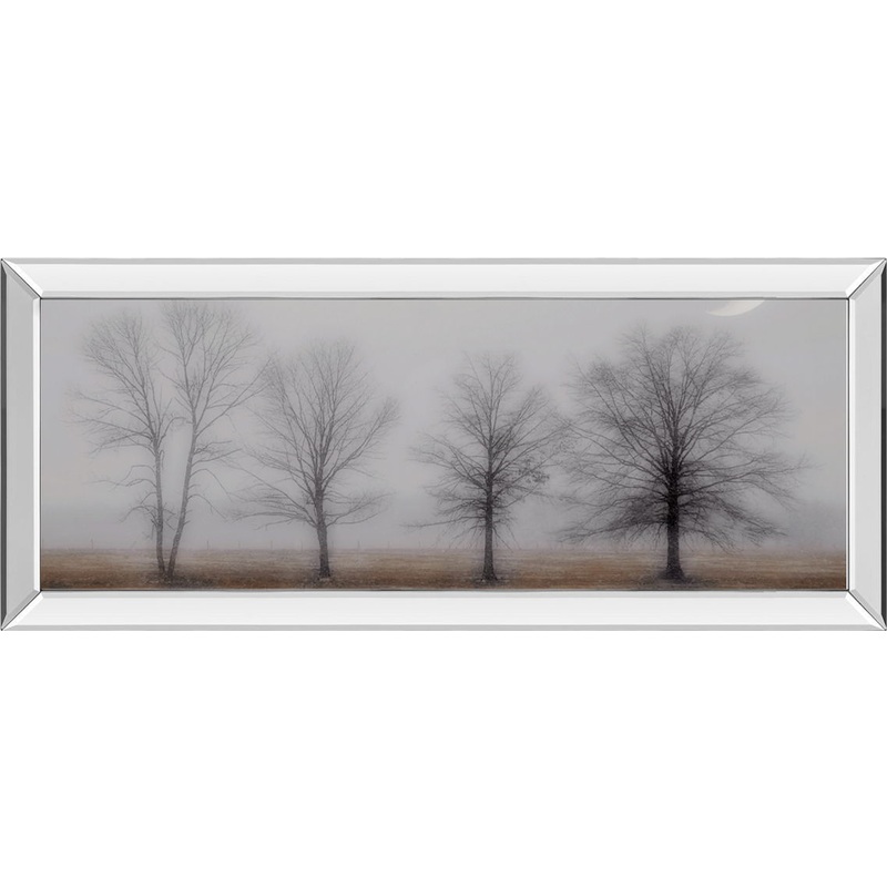 Early December By Jacks H. – Mirrored Frame Wall Art – Light Gray