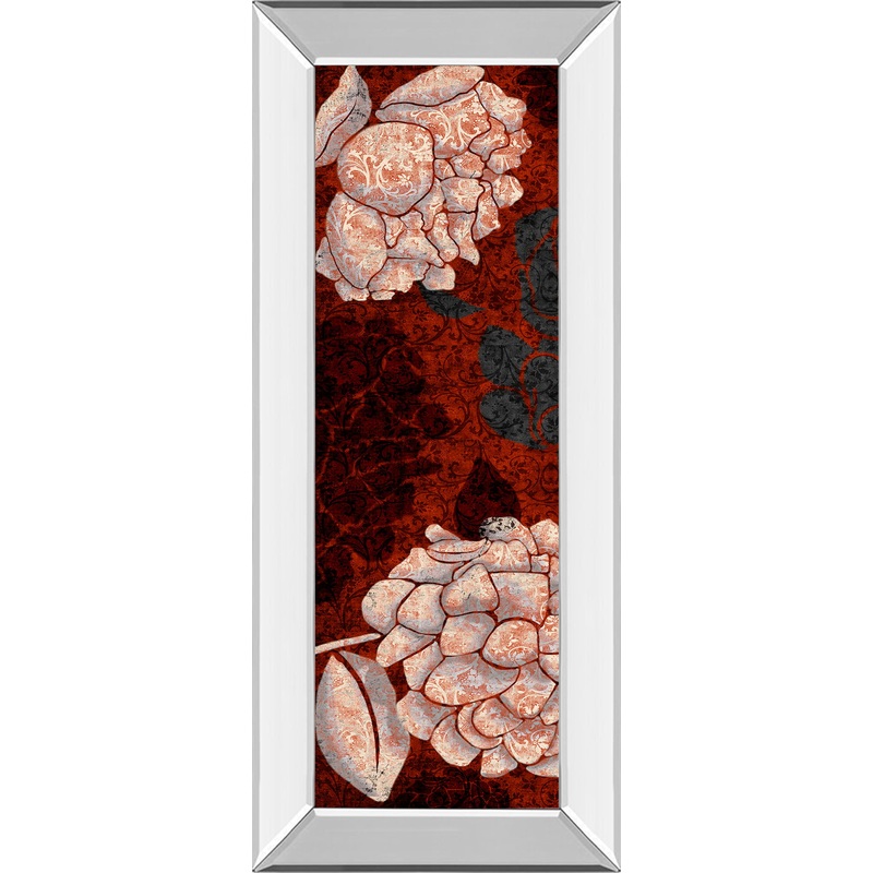 Eliose By Elizabeth Medley – Framed Print Wall Art – Red