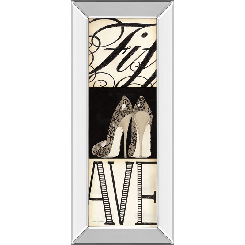 Fifth And Madison Ill By Marco Fabiano – Mirror Framed Print Wall Art – Black