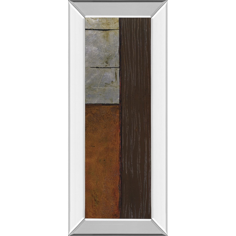Industry Il By Holman Mirror Framed Print Wall Art – Dark Brown
