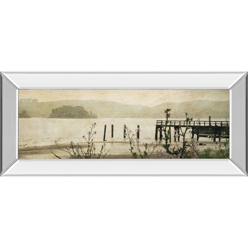Marshall Il By Melious – Mirror Framed Print Wall Art – Black