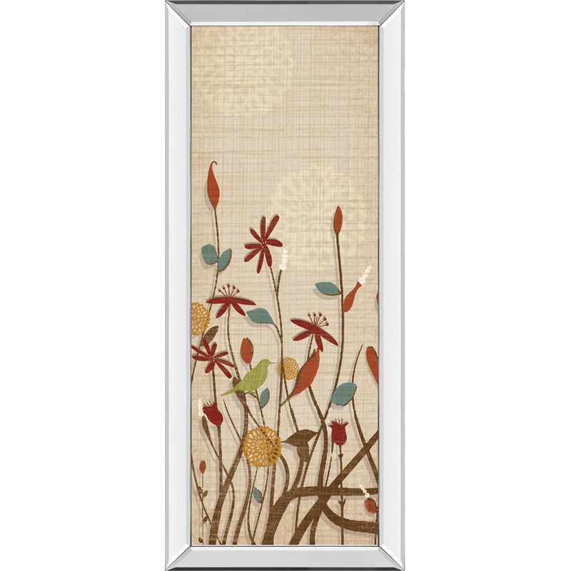 Meadows Farigrounds I By Tandi Venter – Mirrored Frame Wall Art – Beige