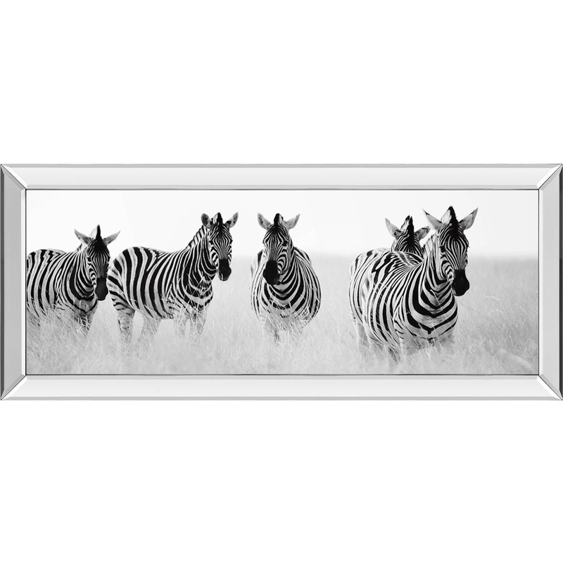 Meeting Place By Papiorek N – Mirrored Frame Wall Art – White