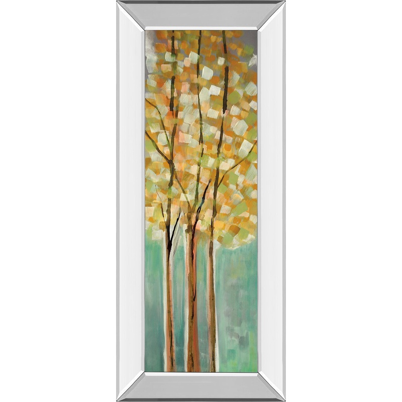 Shandalee Woods Il By Susan Jill – Mirror Framed Print Wall Art – Blue