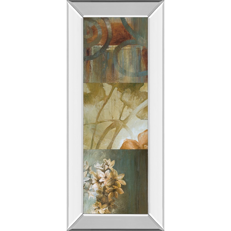 Square Choices By Thompson – Mirrored Frame Real Glass – Dark Brown