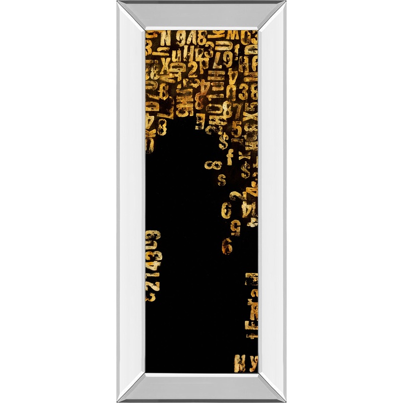Stock Il By Erin Ashley – Mirror Framed Print Wall Art – Black