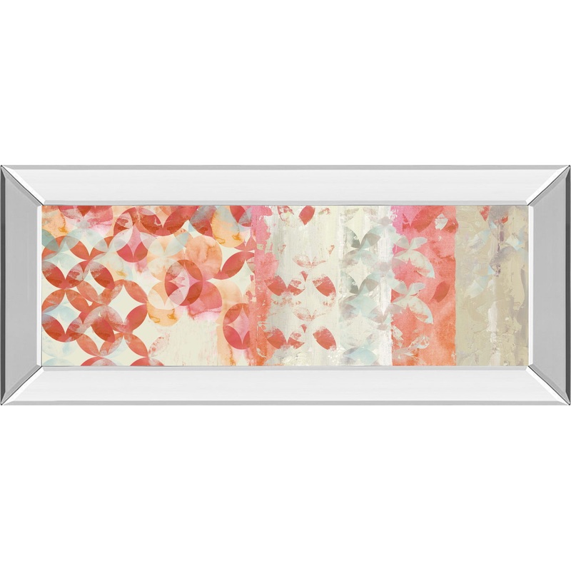Valentine III By Tom Reeves – Mirrored Frame Wall Art – Red