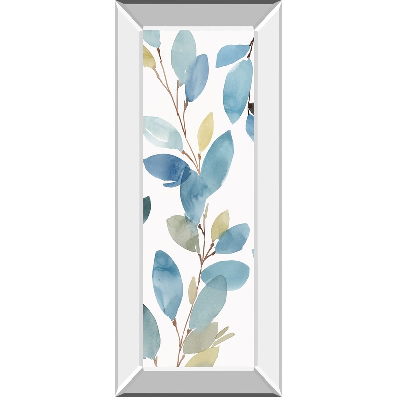Wild Bluebells III By Isabelle Z – Mirrored Frame Wall Art – Blue