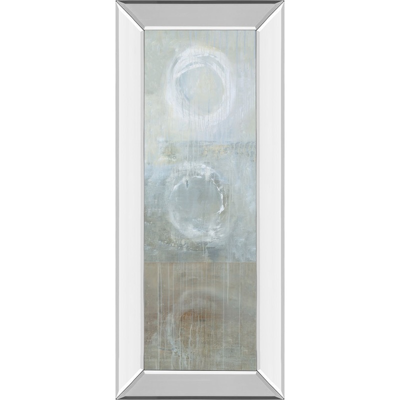 Evolu By Heather Ross – Mirror Framed Print Wall Art – Blue