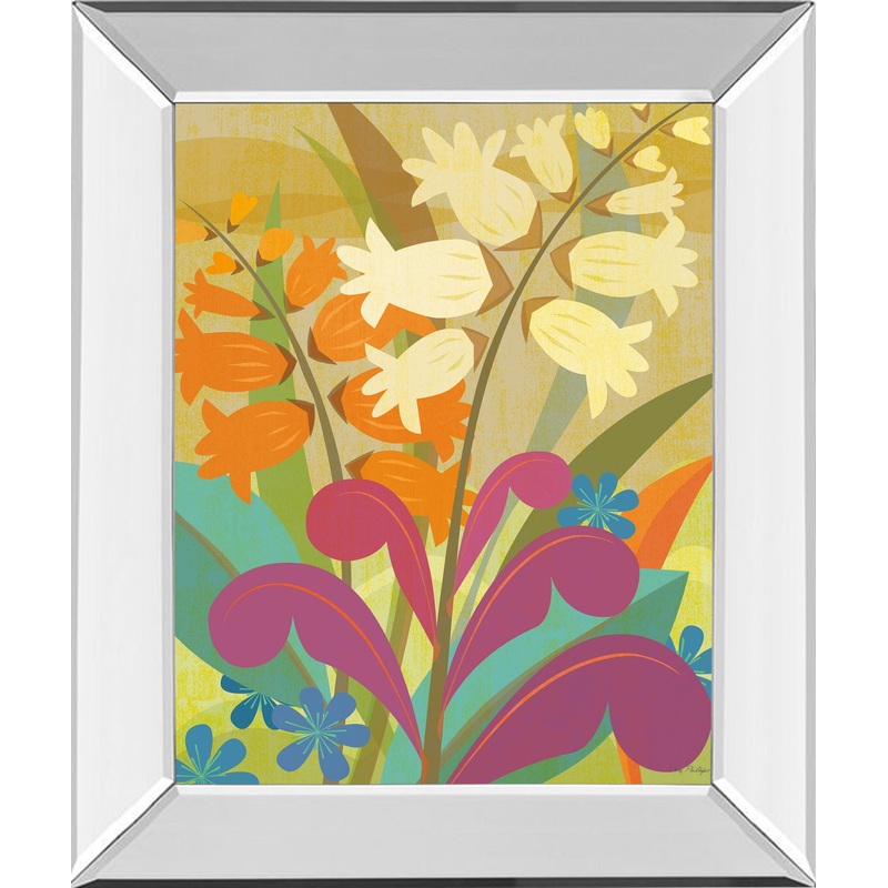Lily Of The Valley By Cary Phillips – Mirror Framed Print Wall Art – Orange