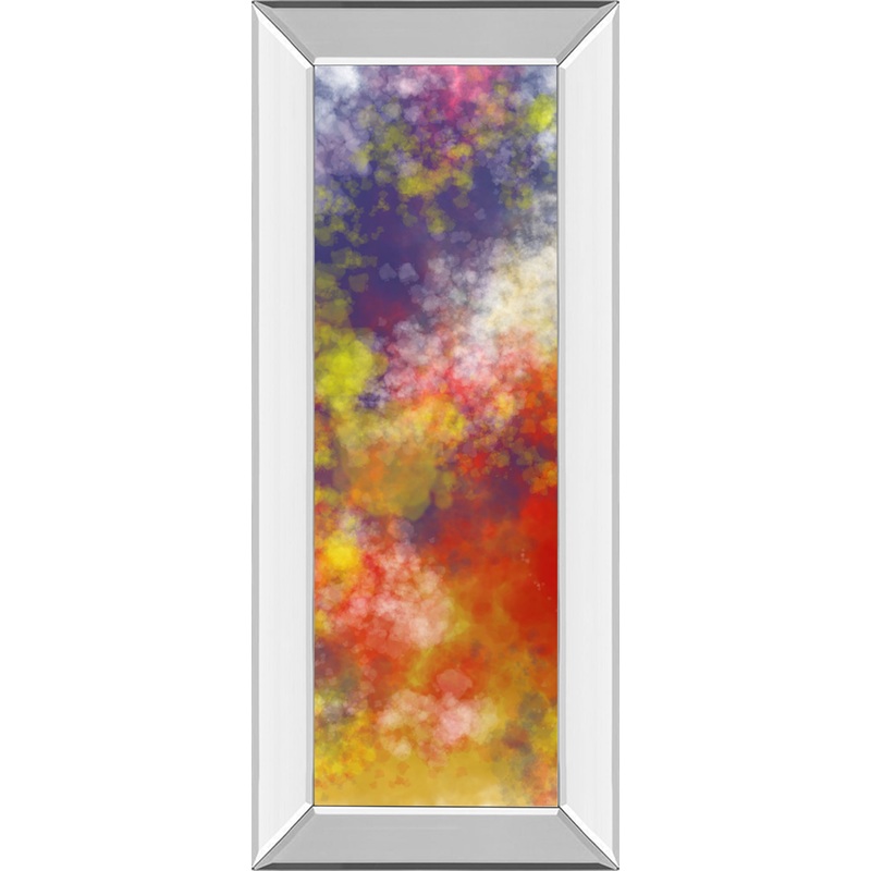 Vapor I. A By Jason Johnson – Mirror Framed Print Wall Art – Red