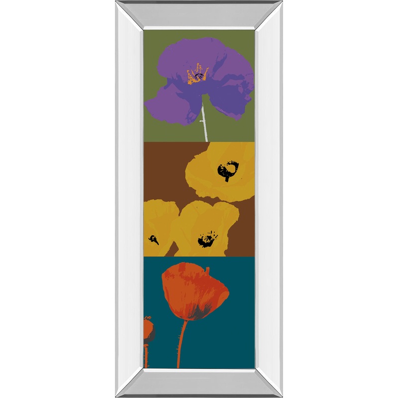 18×42 Pop Poppies By Li-Legger – Blue