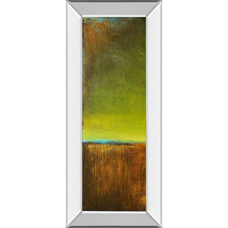 Antigua Bay I By Erin Ashley – Mirror Framed Print Wall Art – Green