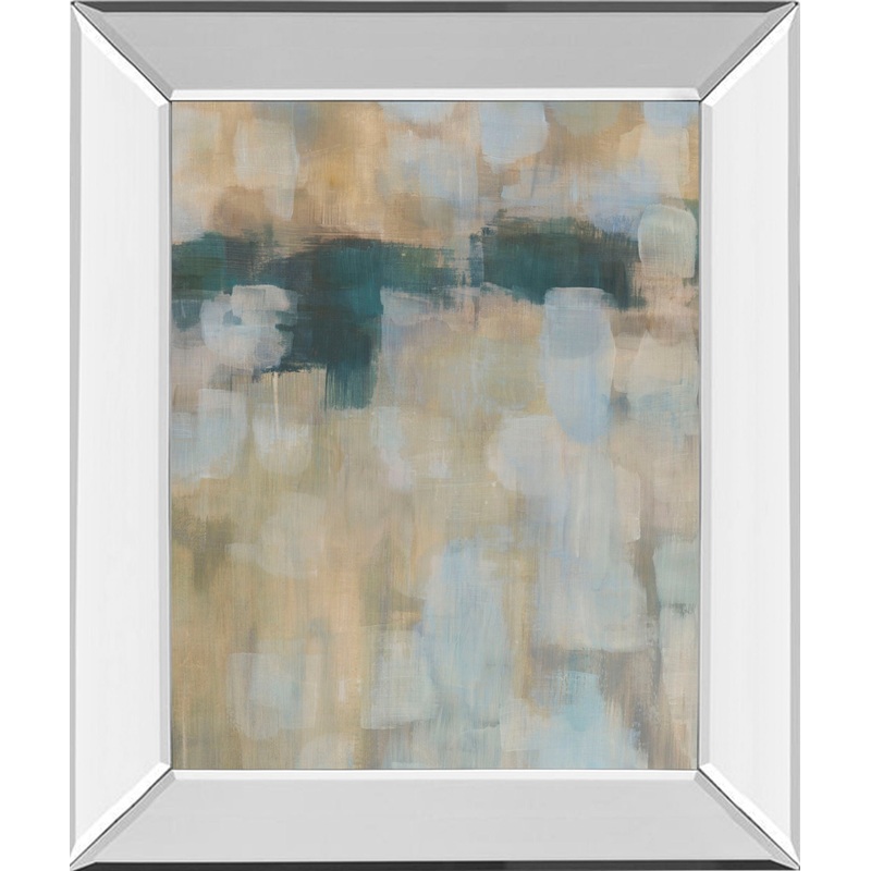 Carbon Neutral By Parker – Mirror Framed Print Wall Art – Blue