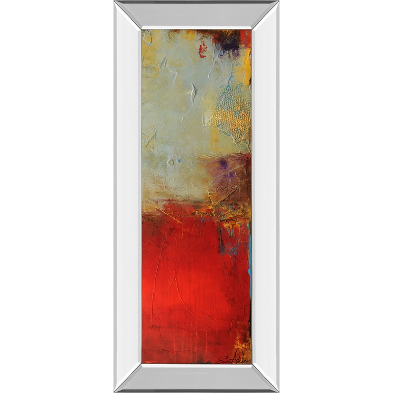 Chicago St. Rush Il By Erin Ashley – Mirror Framed Print Wall Art – Red