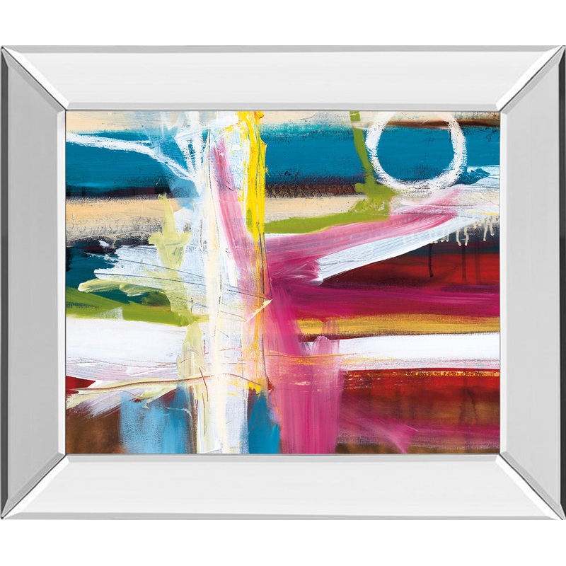 Color Blind By St. Germain – Mirror Framed Print Wall Art – Purple