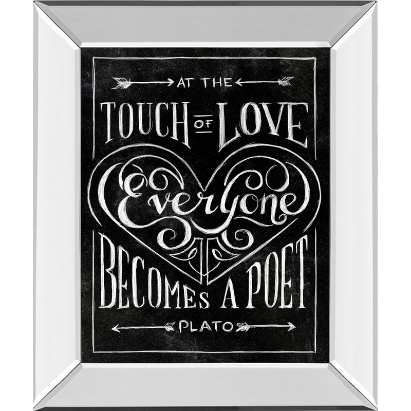 Everyone Becomes By Sundance Studio – Mirror Framed Print Wall Art – Black