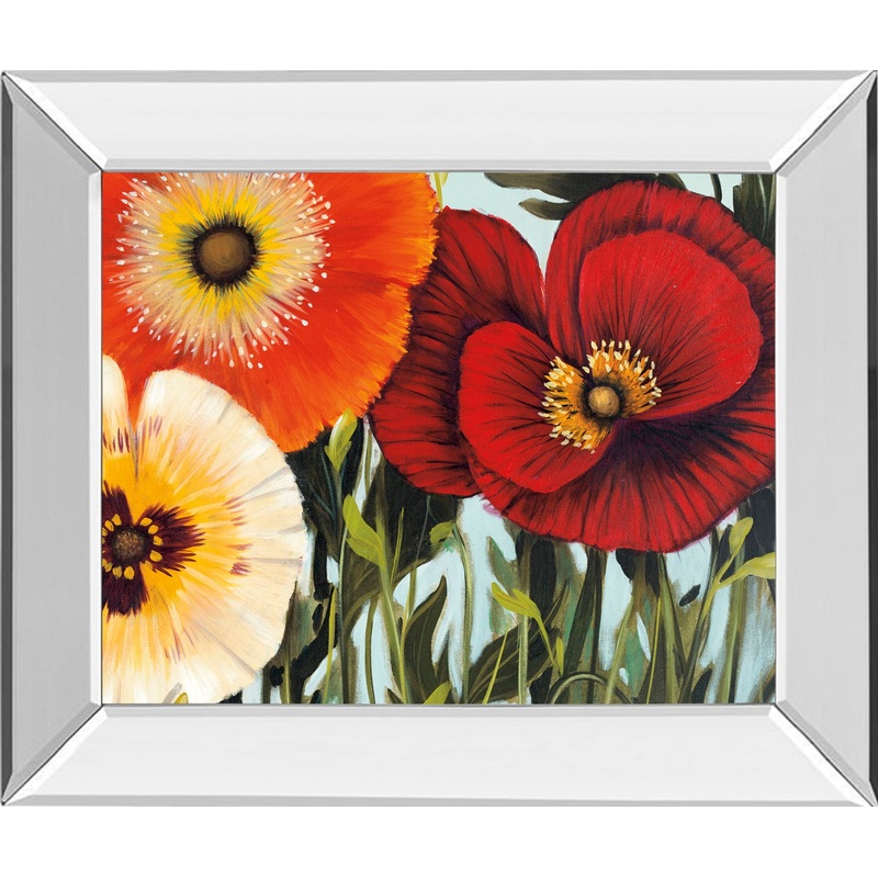 Grand Entrance By Maja – Mirror Framed Print Wall Art – Red