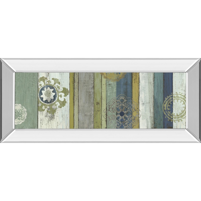 Marrakech I By Aimee Wilson – Mirror Framed Print Wall Art – Green